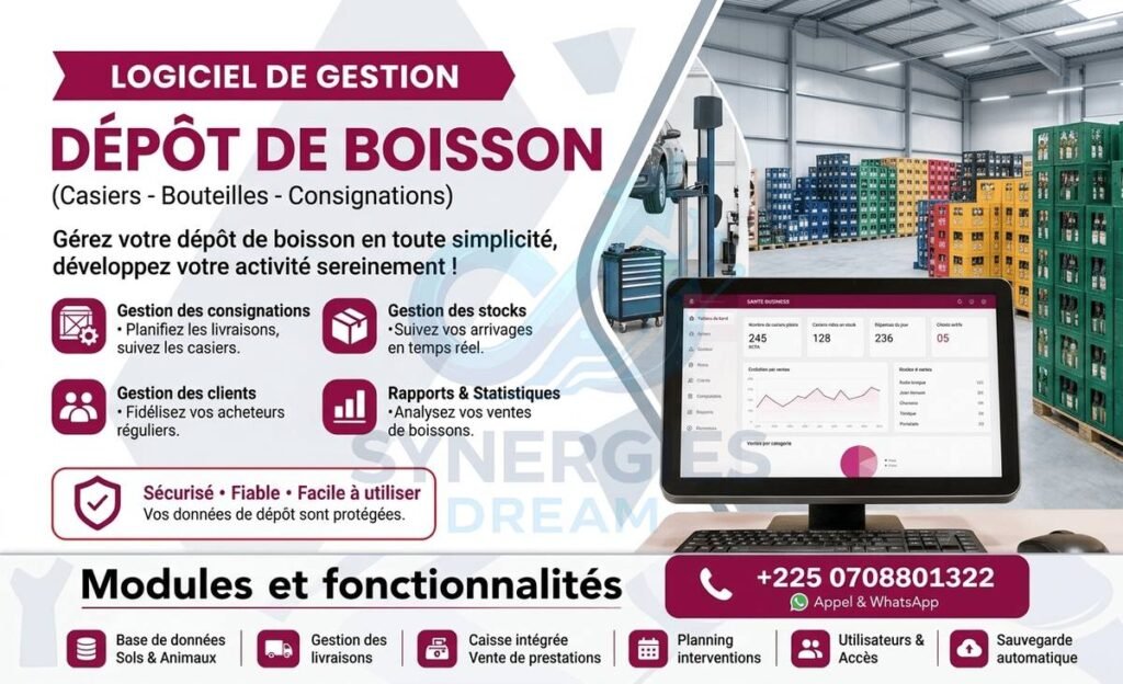 Dépôt de boisson