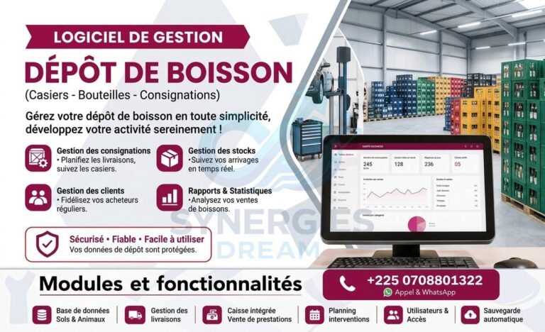 Dépôt de boisson