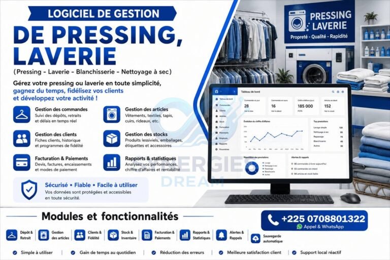 Pressing et laverie